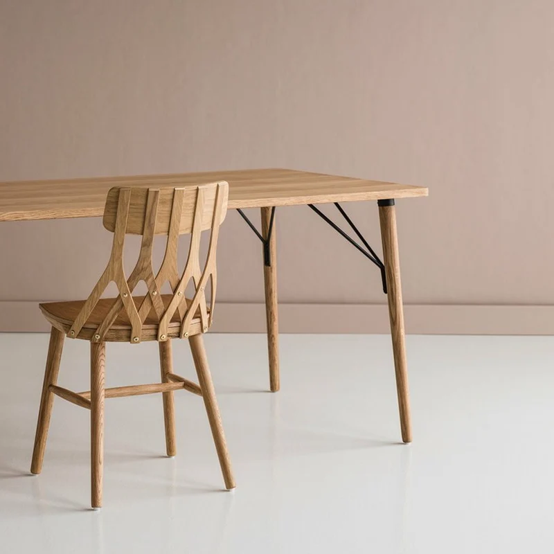 Chaise en chêne huilé Y5 - Hans K