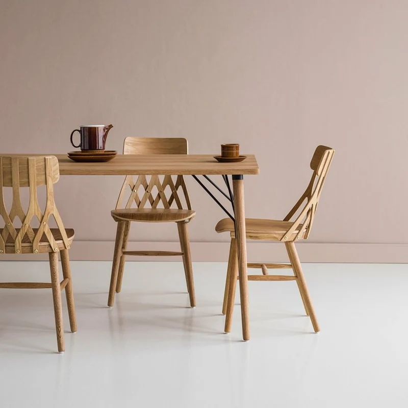 Chaise en chêne huilé Y5 - Hans K