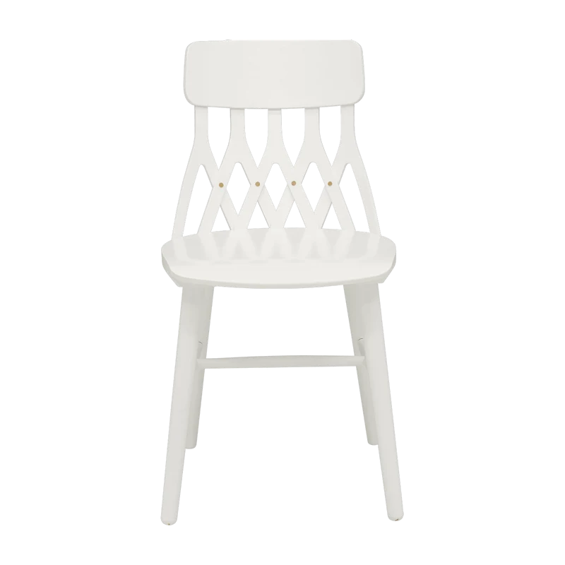 Chaise en bouleau blanche Y5 - Hans K