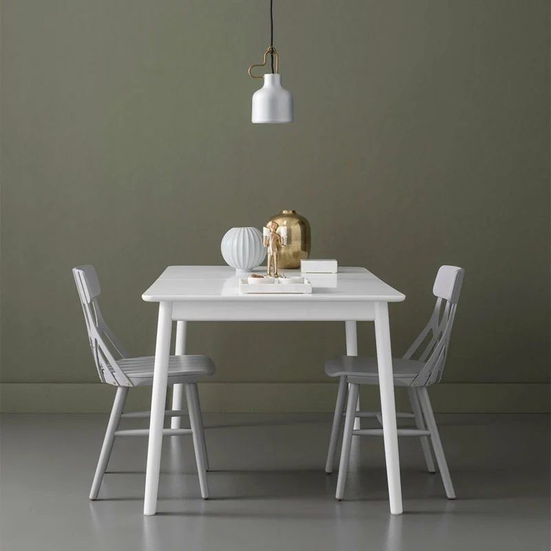 Chaise en bouleau blanche Y5 - Hans K