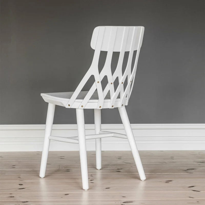 Chaise en bouleau blanche Y5 - Hans K