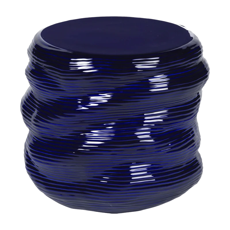 Table d'appoint en faïence bleu astral - Broste Copenhagen