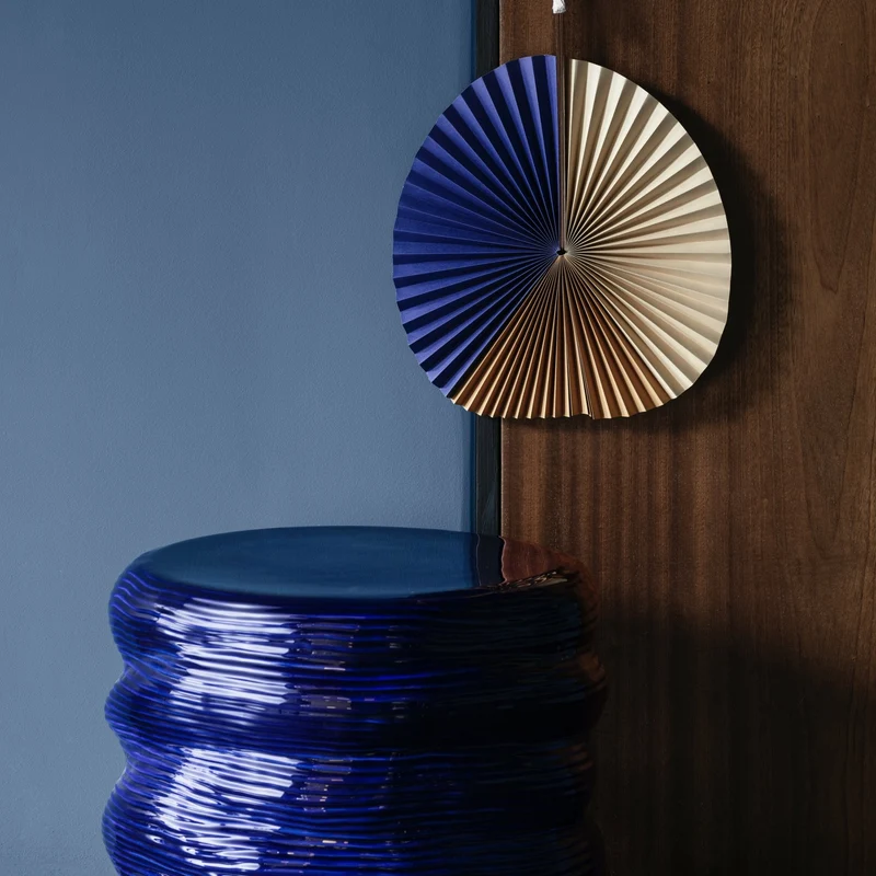 Table d'appoint en faïence bleu astral - Broste Copenhagen