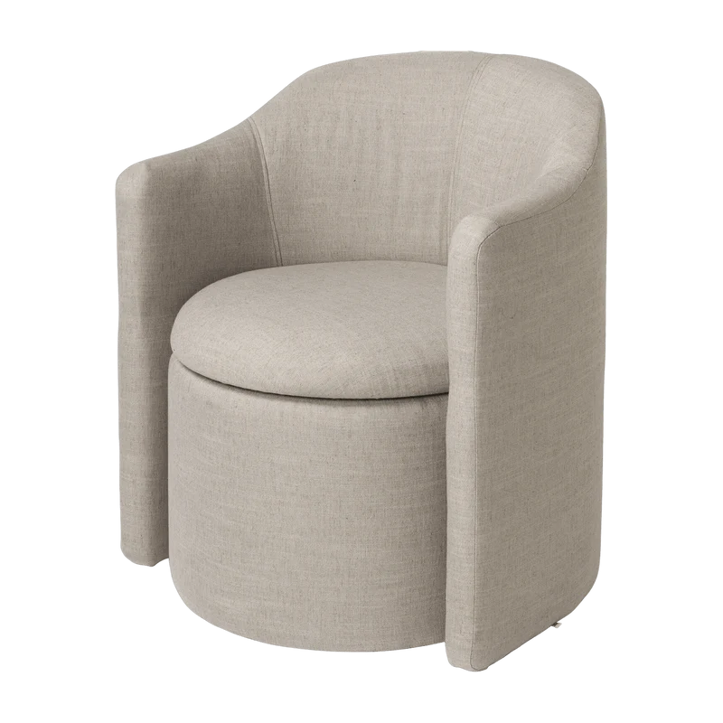 Fauteuil en tissu beige Pond - Broste Copenhagen