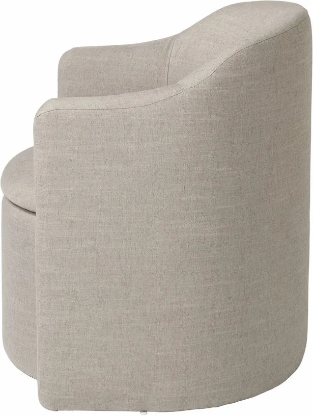 Fauteuil en tissu beige Pond - Broste Copenhagen
