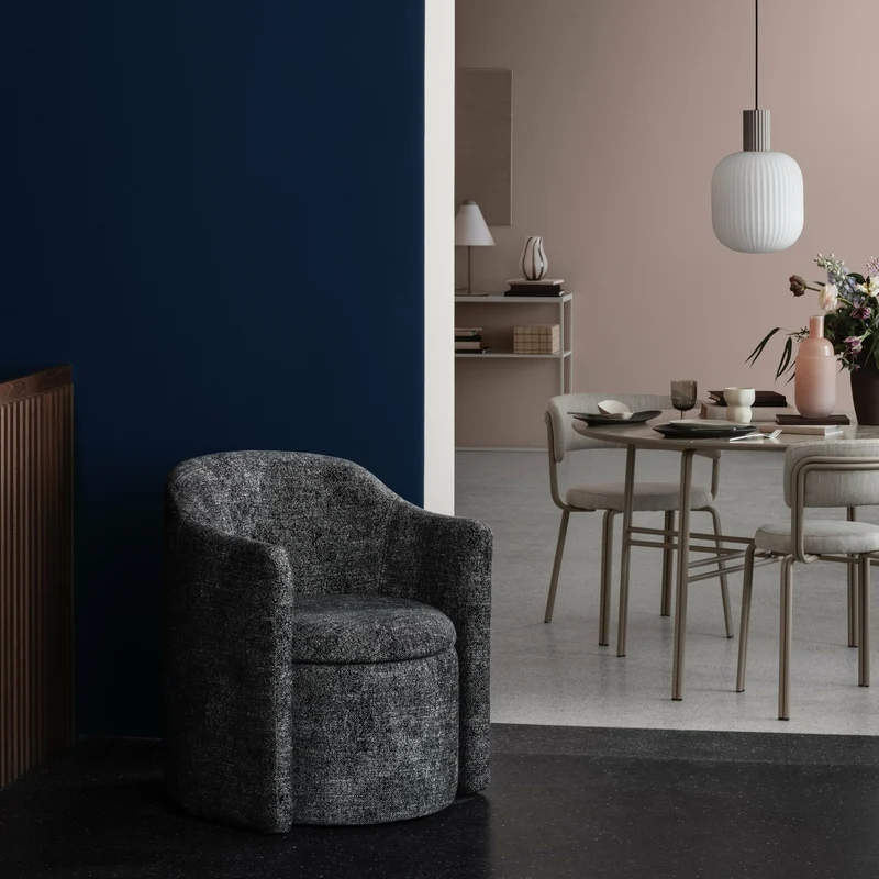 Fauteuil en tissu beige Pond - Broste Copenhagen