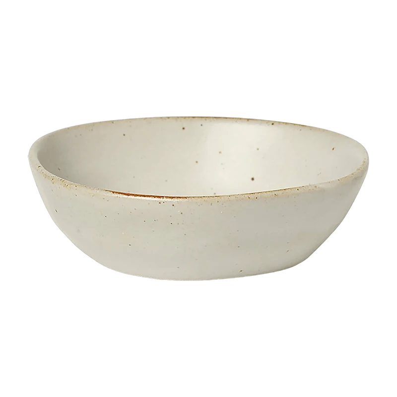 Bol en porcelaine blanc cassé S Flow - Ferm Living