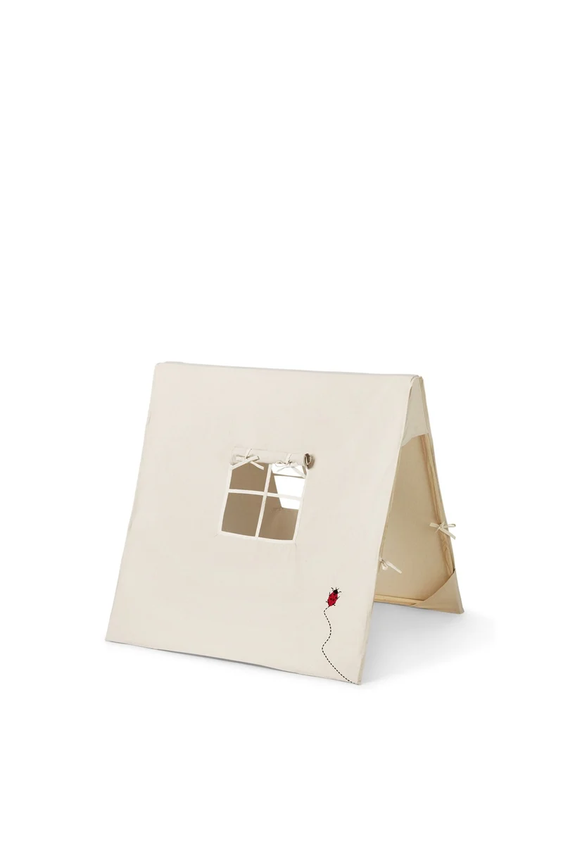 Tente pour enfants en coton biologique brodée 100cm Ladybird - Ferm Living