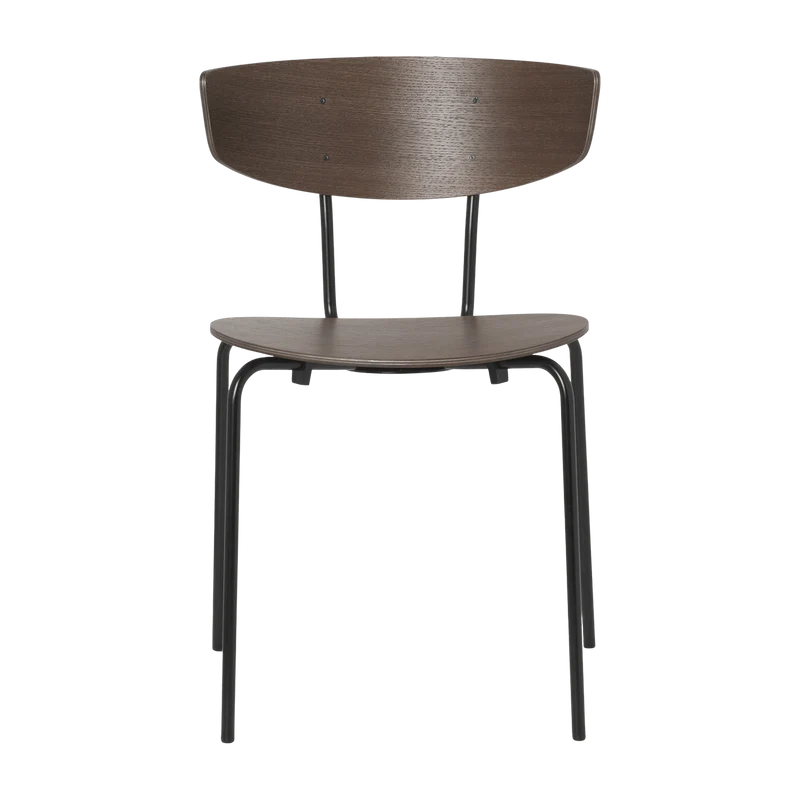 Chaise en chêne teinté foncé 50 x 75,5 x 47 cm Herman - Ferm Living