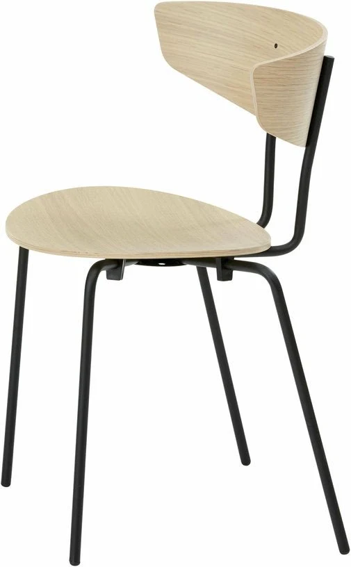 Chaise en chêne huilé blanc 50 x 75,5 x 47 cm Herman - Ferm Living