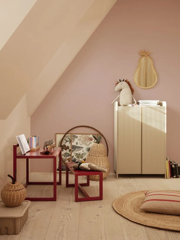Armoire basse en bois cashmire 70x40x110cm Sill - Ferm Living