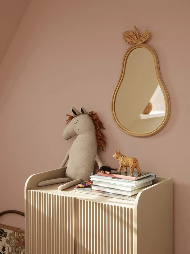 Armoire basse en bois cashmire 70x40x110cm Sill - Ferm Living