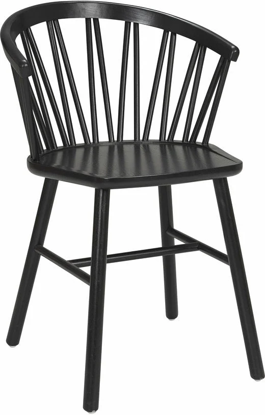 Fauteuil en frêne noir ZigZag - Hans K