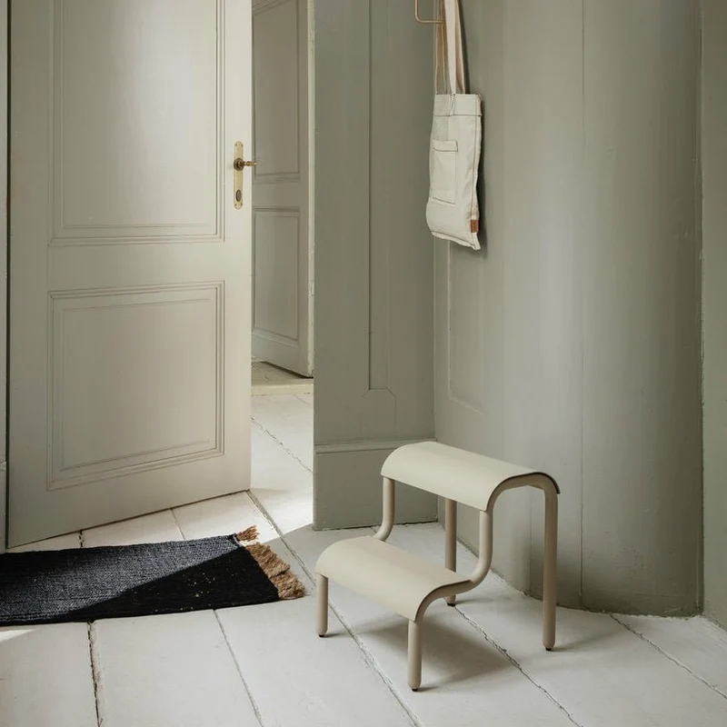 Tabouret en fer cachemire 34 x 36,2 x 35,7 cm Up Step - Ferm Living