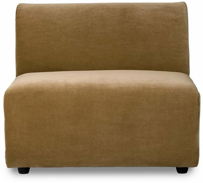 Module milieu 1 place en bouclé crème Vint - Hkliving