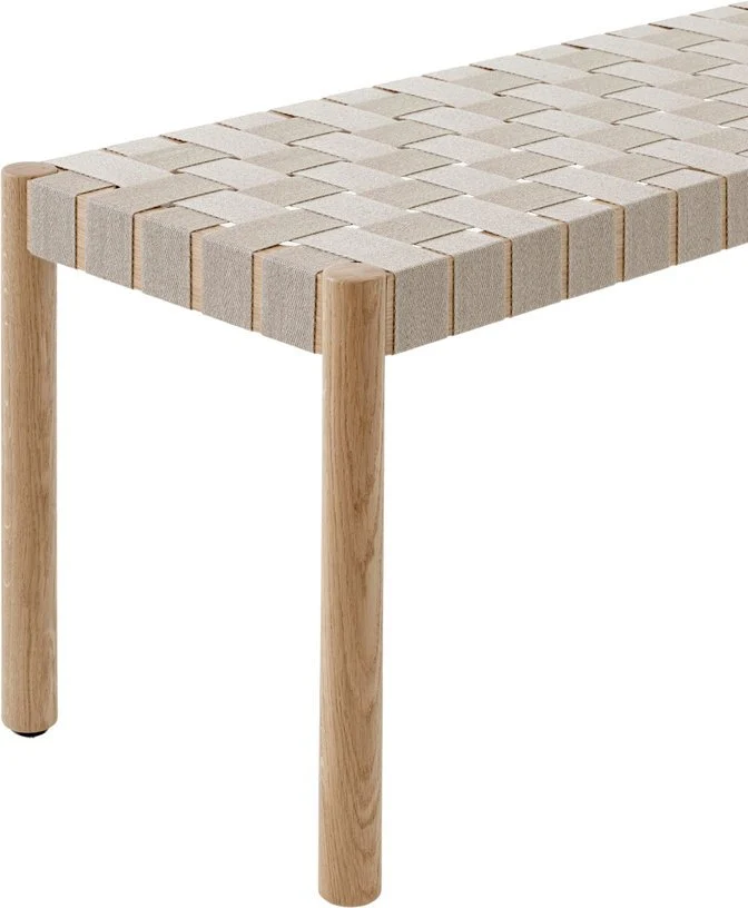 Grand banc en chêne 157 x 36 x 46 cm Betty - &Tradition