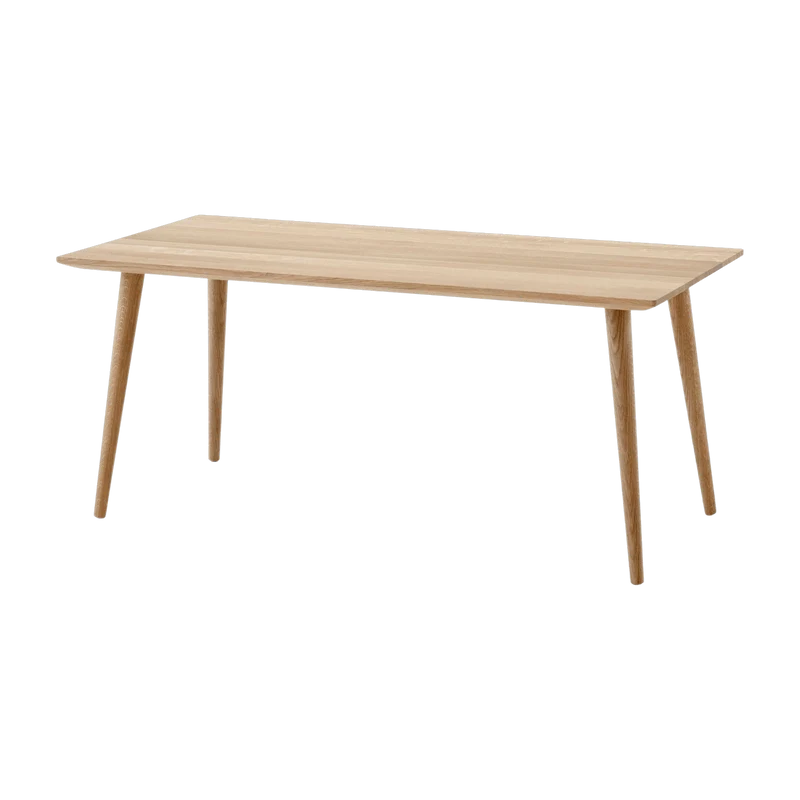 Table d'appoint rectangulaire en chêne massif huilé 110x50x48 cm In Between SK23 - &tradition