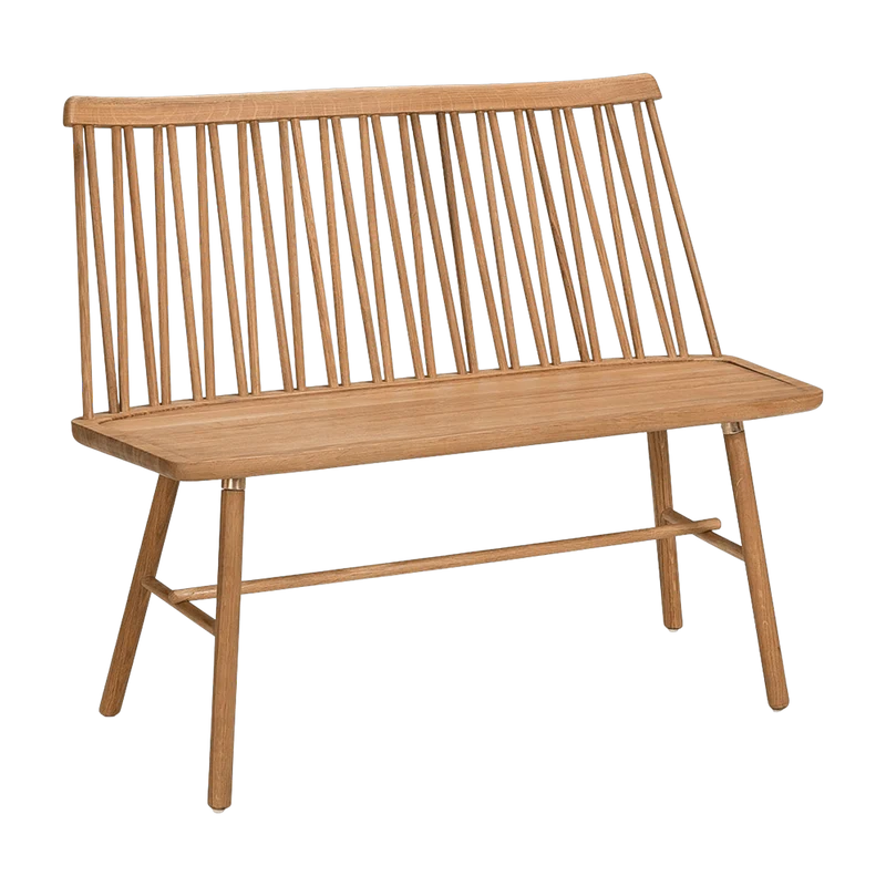 Banc en chêne huilé ZigZag - Hans K