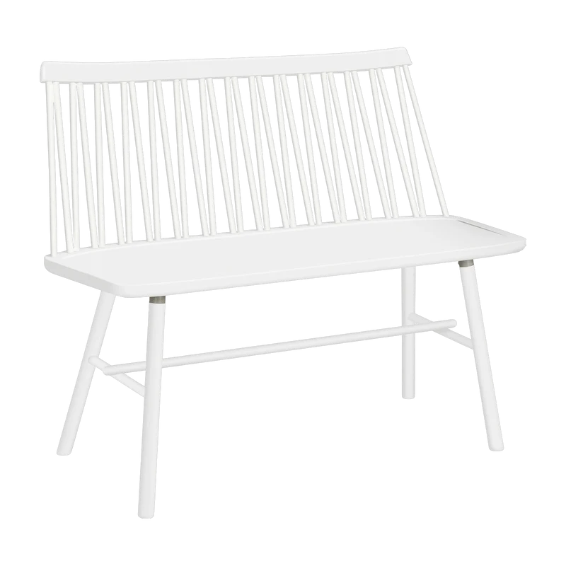 Banc en bouleau blanc ZigZag - Hans K