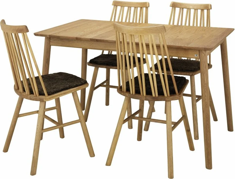 Chaise en chêne huilé ZigZag - Hans K