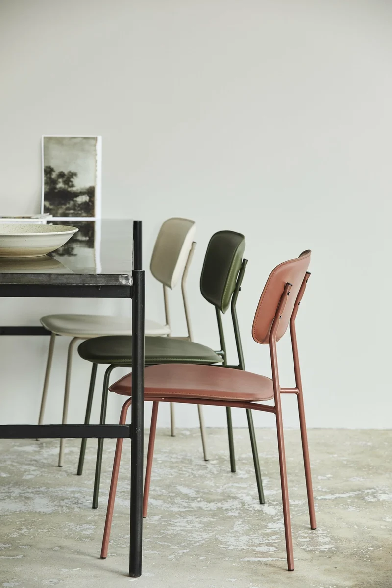 Chaise de salle à manger verte Esa - Nordal