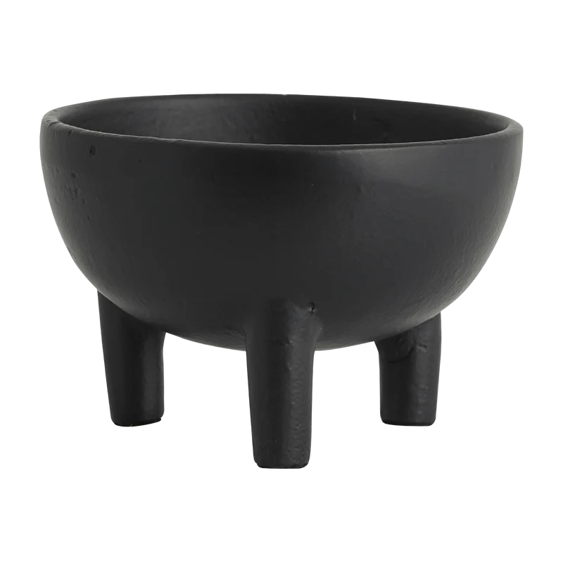 Bol trois pieds noir 13 cm Lamu - Nordal