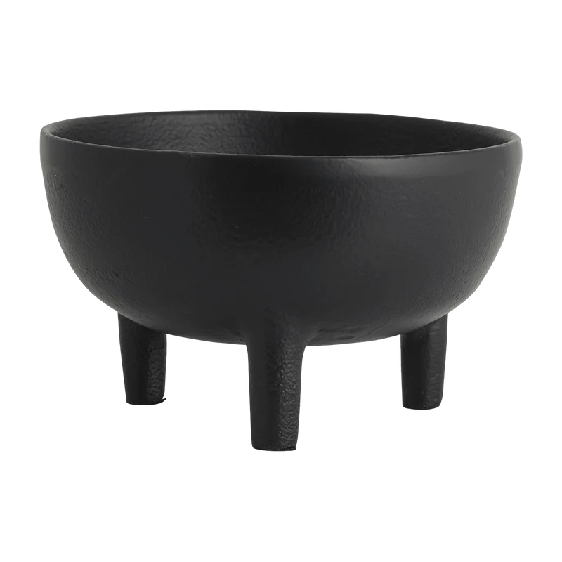Bol trois pieds noir 18 cm Lamu - Nordal
