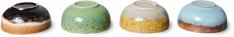 4 Bols en céramique castor XS Vaisselle 70's- HKliving