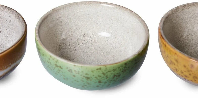 4 Bols en céramique castor XS Vaisselle 70's- HKliving