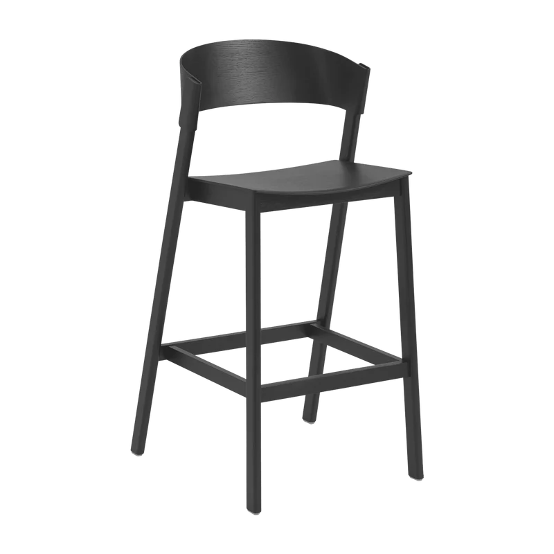 Tabouret de bar noir Cover 106 cm - Muuto