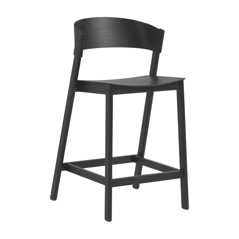 Tabouret de bar noir Cover 96 cm - Muuto