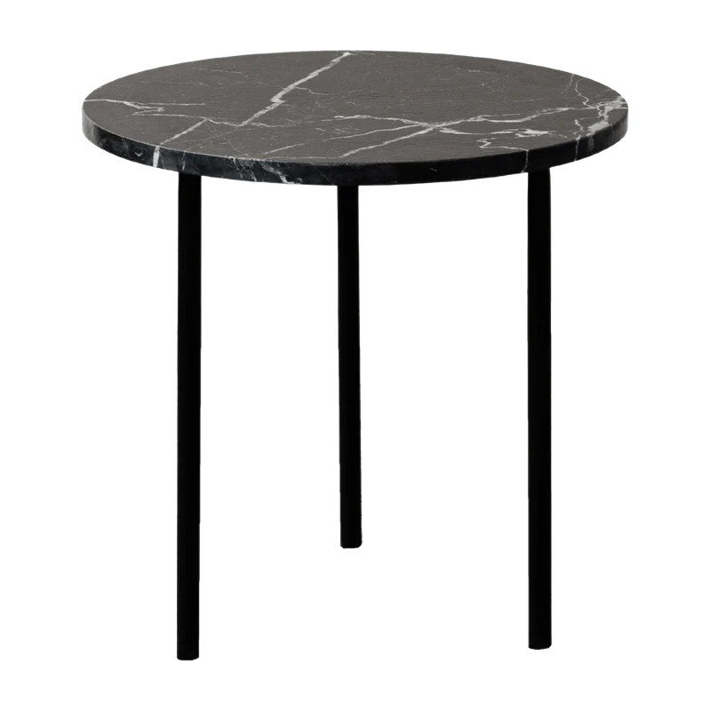 Table basse en marbre noir Marquina brossé S Gruff - Un’common