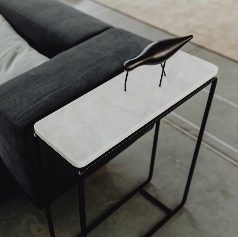 Console en marbre blanc S Form-C - Un’common