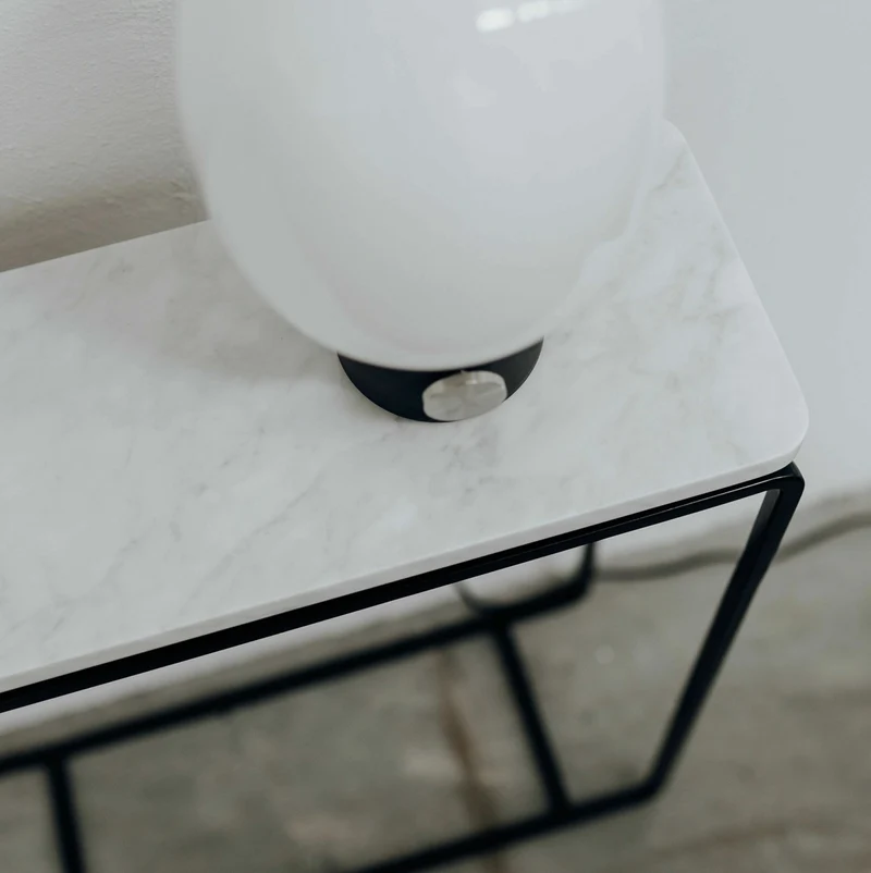 Console en marbre blanc S Form-C - Un’common