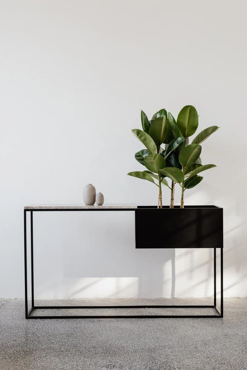 Console en marbre gris L Box Maxi - Un’common