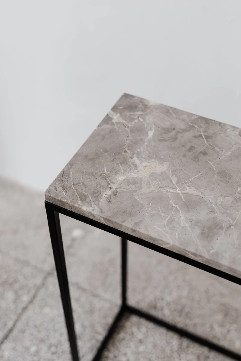 Console en marbre gris L Box Maxi - Un’common