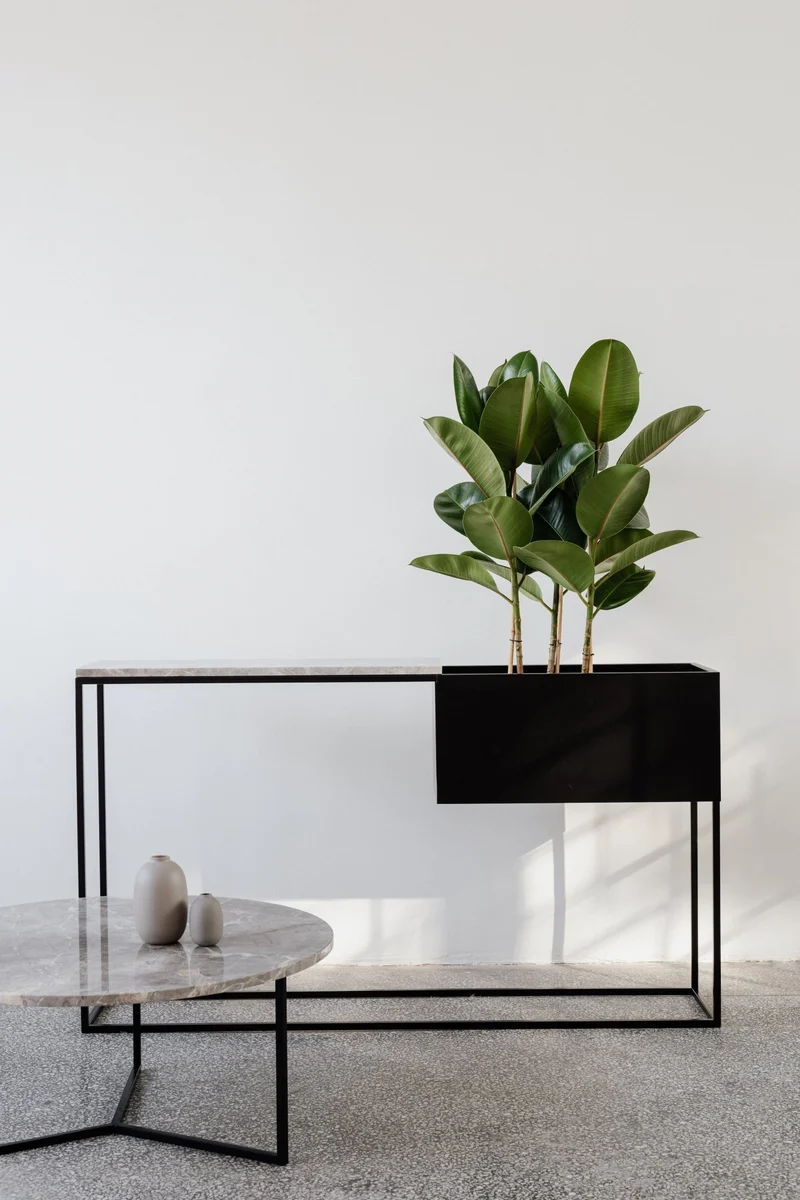 Console en marbre gris L Box Maxi - Un’common