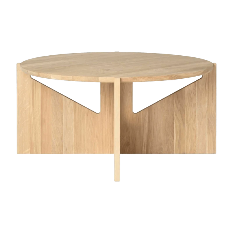 Table basse en chêne massif naturel XL - Kristina Dam Studio