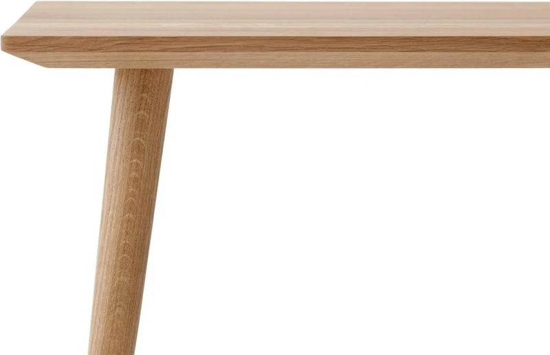 Table basse carrée en chêne massif huilé fumé 90 x 90 x 40 cm In Between SK24 - &tradition