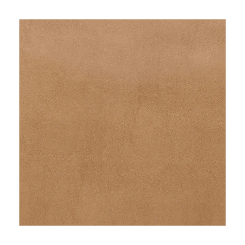 Coussin d'assise pour fauteuil en cuir reconstitué camel ZigZag - Hans K