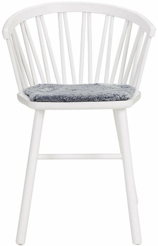 Coussin d'assise pour fauteuil en peau de mouton graphite ZigZag - Hans K
