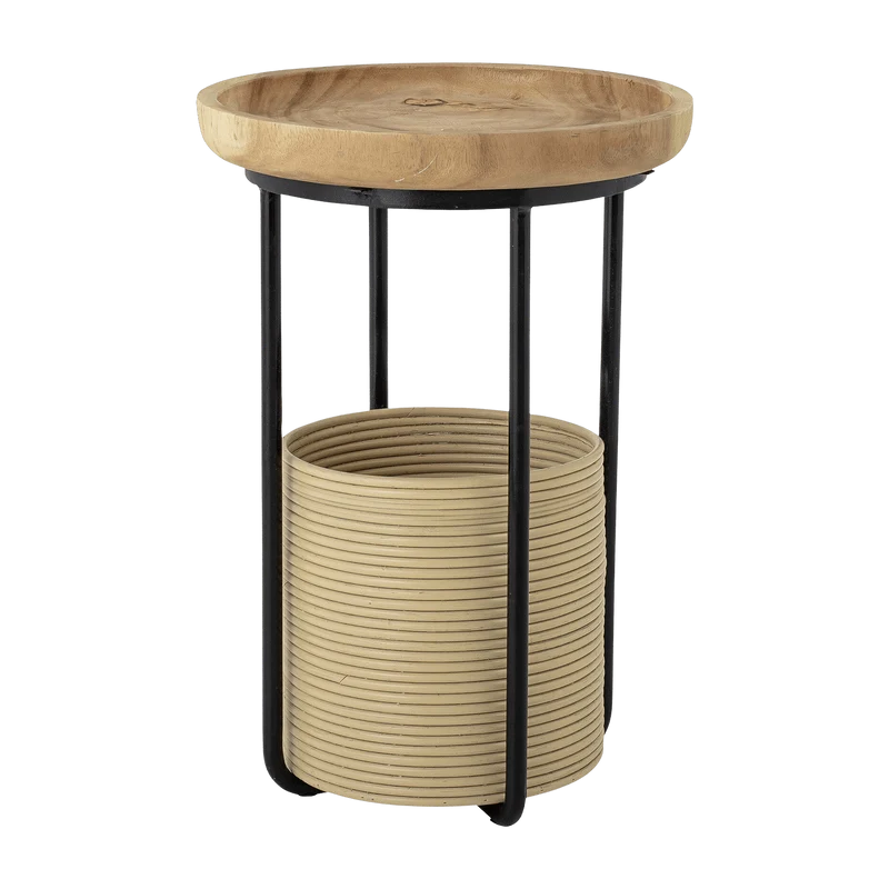 Table d'appoint en bois de suar Hitti - Bloomingville