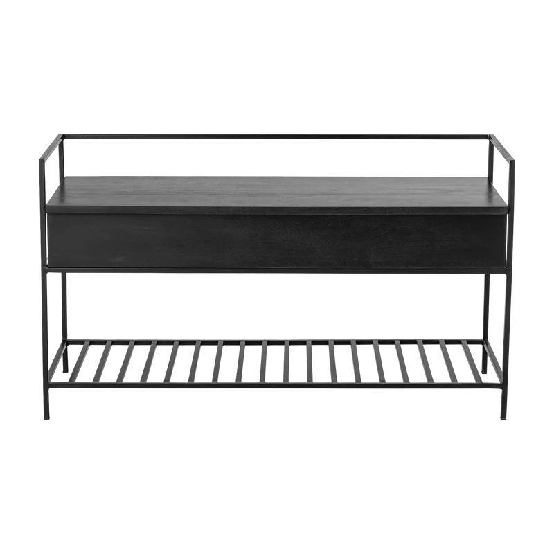 Banc coffre en manguier noir Abelone - Bloomingville