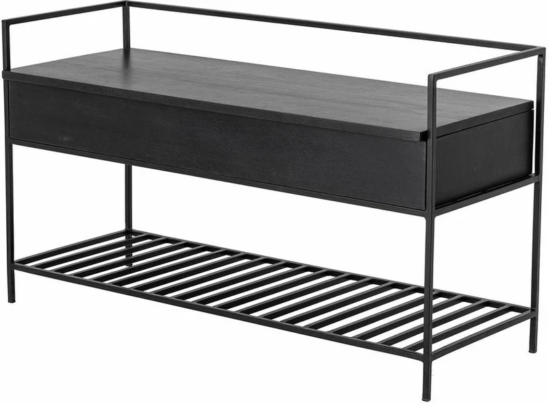 Banc coffre en manguier noir Abelone - Bloomingville