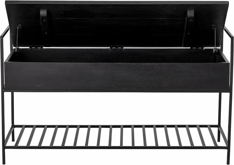 Banc coffre en manguier noir Abelone - Bloomingville