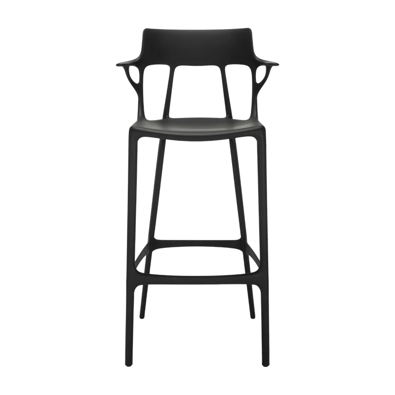 Chaise de bar noire 75 cm A.I - Kartell