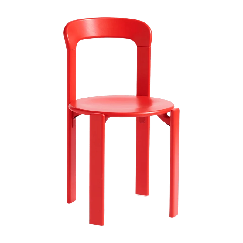 Chaise en bois de hêtre rouge scarlet Rey - HAY