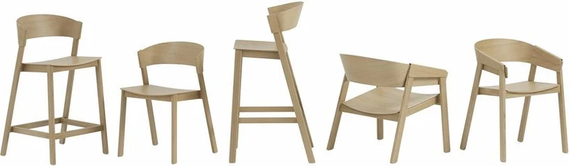 Tabouret de bar cognac Cover 96 cm - Muuto