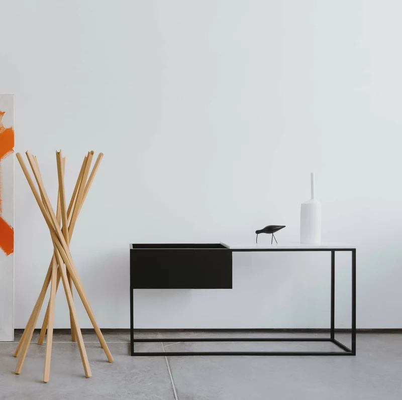 Console en marbre blanc M Box Maxi - Un’common