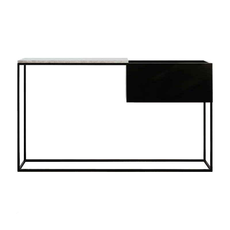 Console en marbre blanc L Box Maxi - Un’common